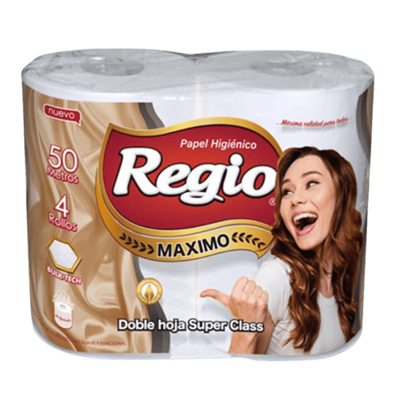 Imagen de PAPEL HIGIENICO REGIO 50 MTS X 4