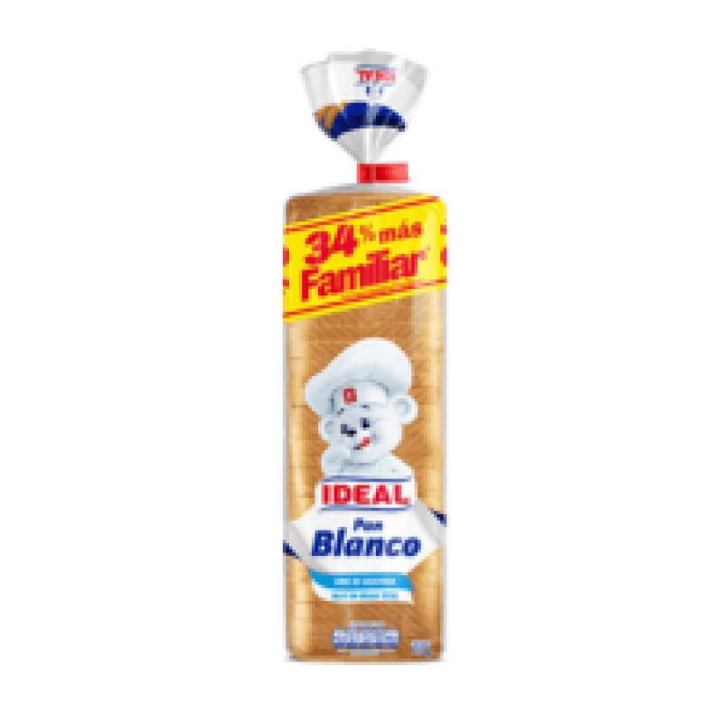 Imagen de PAN MOLDE BLANCO IDEAL XL 750 GR