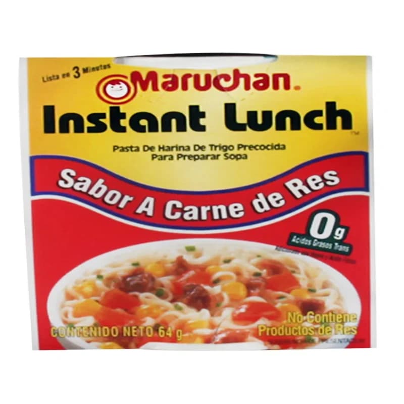 Imagen de SOPA MARUCHAN CARNE ASADA 64 GRS