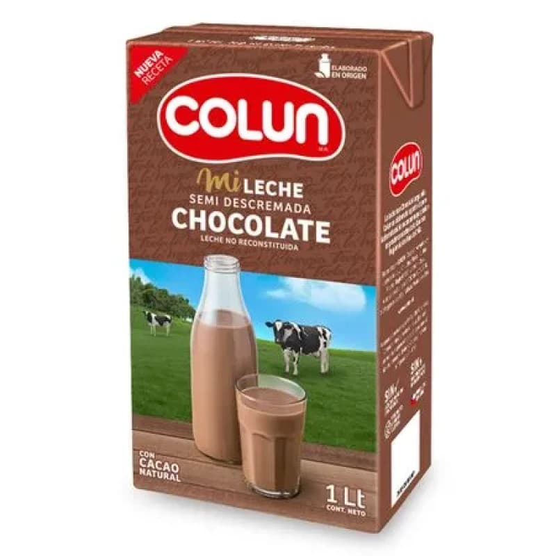 Imagen de LECHE LIQUIDA COLUN CHOCOLATE SEMIDESCREMADA 1 LT