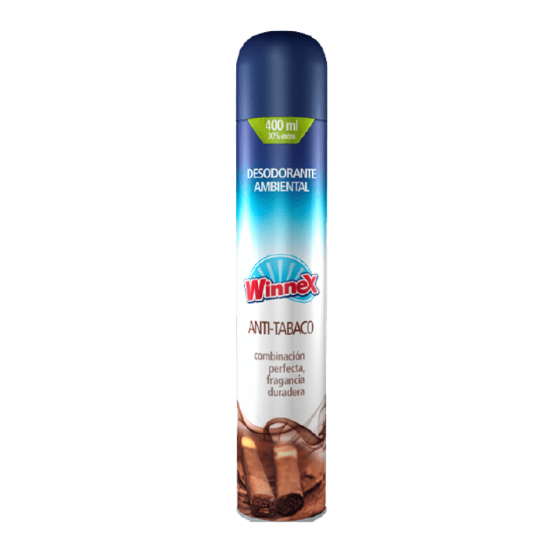 Imagen de DESODORANTE AMBIENTAL ANTI TABACO WINNEX 400 ML