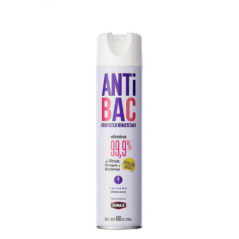 Imagen de ANTI BAC DESINFECTANTE LAVANDA 400 CC