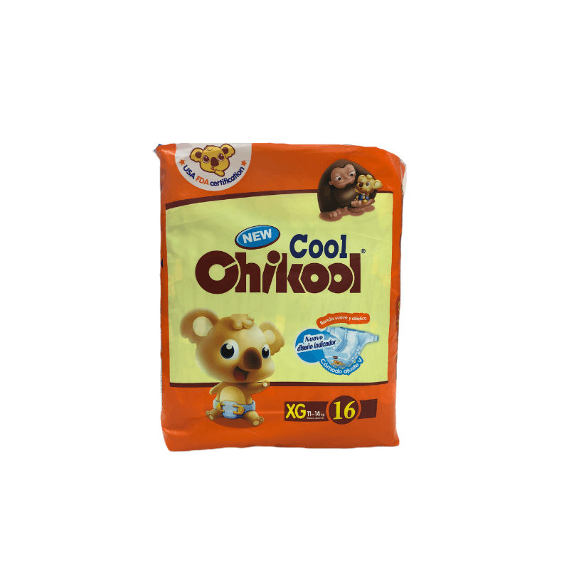 Imagen de PAÑAL CHIKOOL XG 16 UN