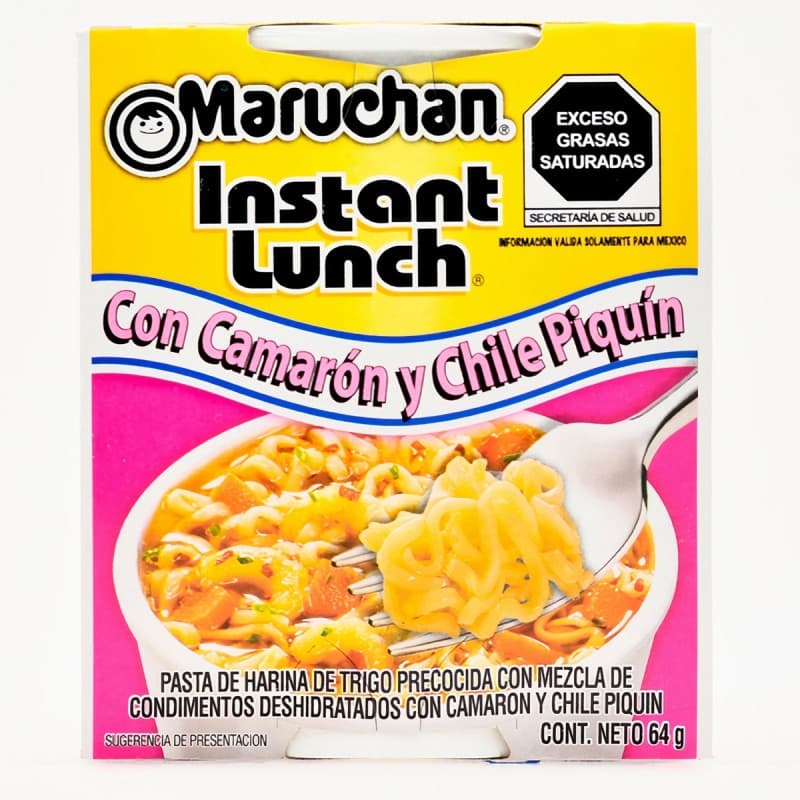 Imagen de SOPA MARUCHAN CAMARON Y CHILE PIQUÍN 64 GRS