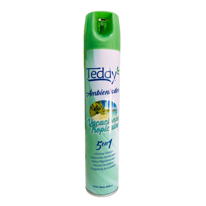 Imagen de DESODORANTE AMBIENTAL TEDDY VACACIONES TROPICALES 360 CM3