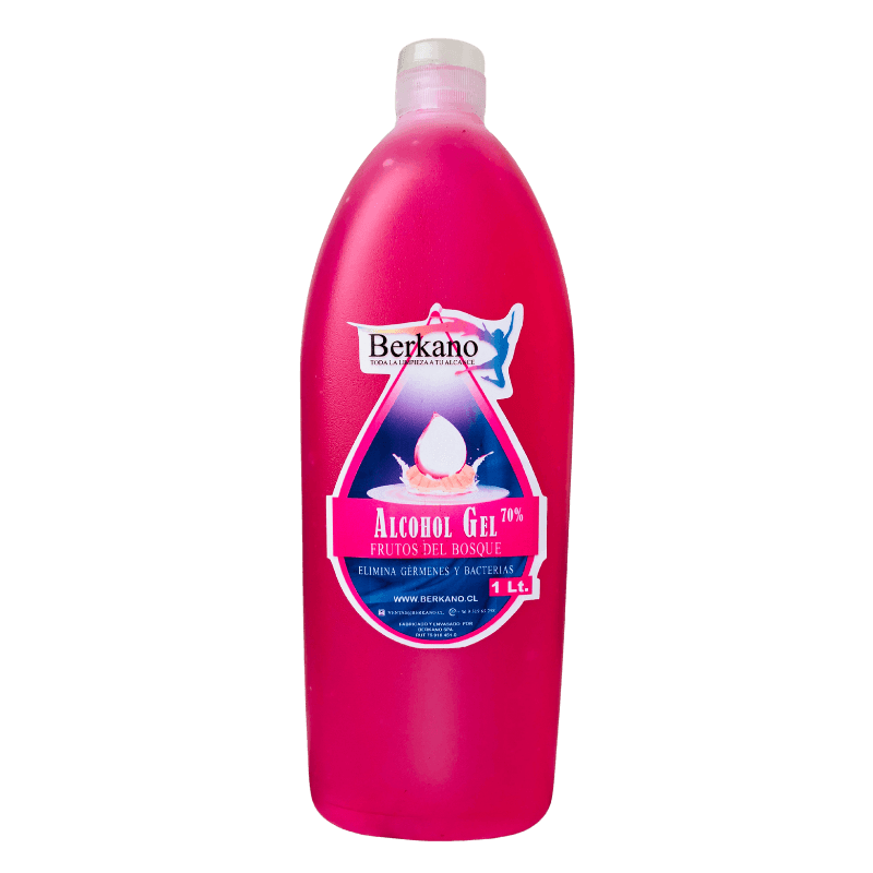 Imagen de ALCOHOL GEL FRUTOS DEL BOSQUE BERKANO 1 LTS