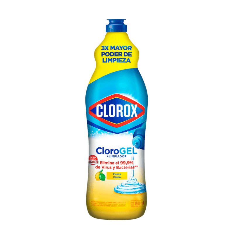 Imagen de CLOROX CLORO GEL PUREZA CITRICA 1500 ML