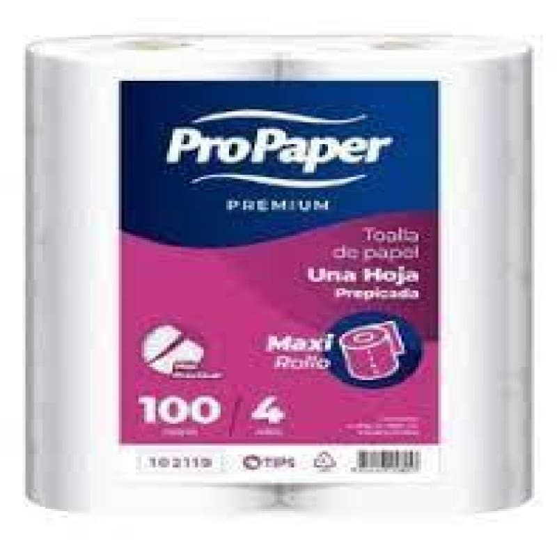 Imagen de TOALLA PAPEL PROPAPER ULTRA 4X100 MTS