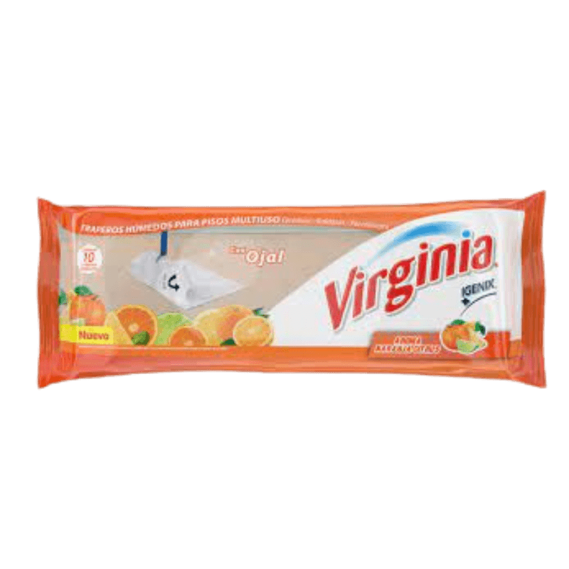 Imagen de TRAPERO HUMEDO NARANJA VIRGINIA 10 UN