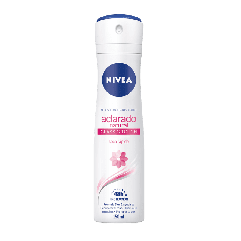 Imagen de DESODORANTE AEROSOL ACLARADO NATURAL CLASSIC TOUCH 150 ML