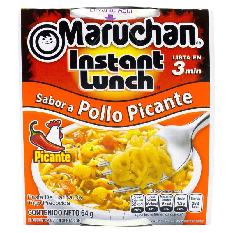 Imagen de SOPA MARUCHAN POLLO PICANTE 64 GRS