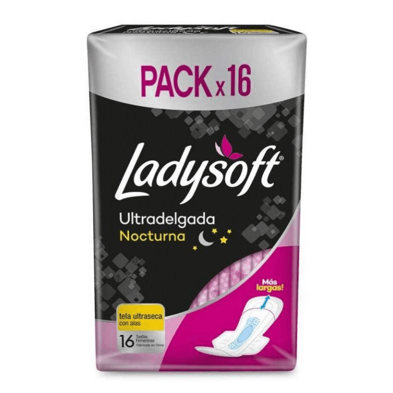 Imagen de TOALLA HIGIENICA LADYSOFT ULTRA DELGADA CON ALAS 8 UNI