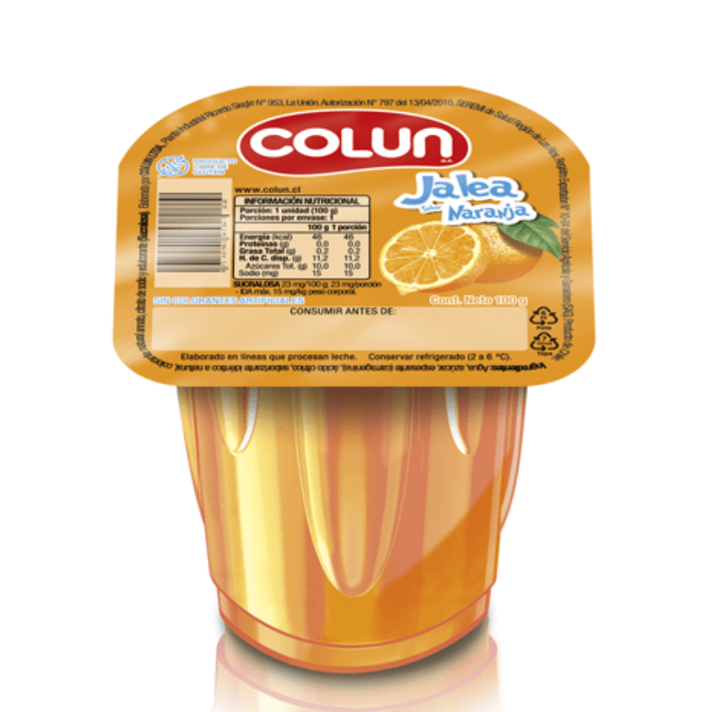 Imagen de JALEAS COLUN NARANJA 100 GR