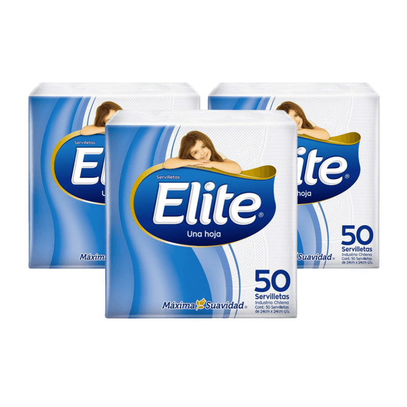 Imagen de PROMOCION SERVILLETA ELITE 3 X 990 50 UN