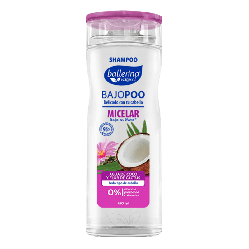 Imagen de SHAMPOO AGUA COCO FLOR BALLERINA 410 ML