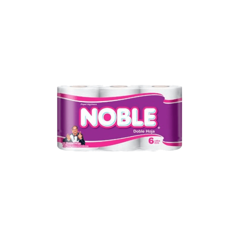 Imagen de PAPEL HIGIÉNICO NOBLE 6 UN 22 MT
