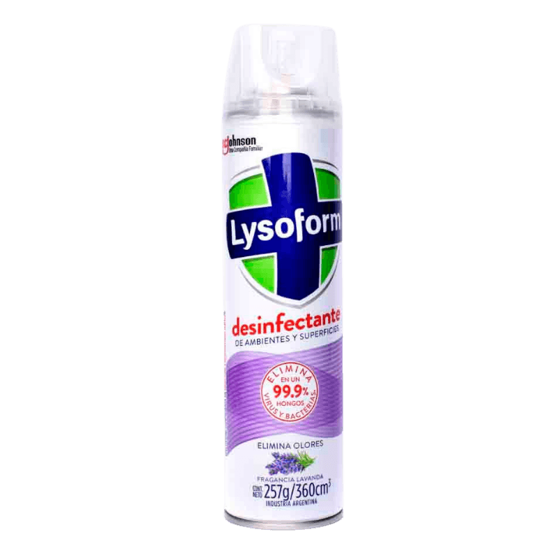 Imagen de DESINFECTANTE LYSOFORM LAVANDA 360 CC