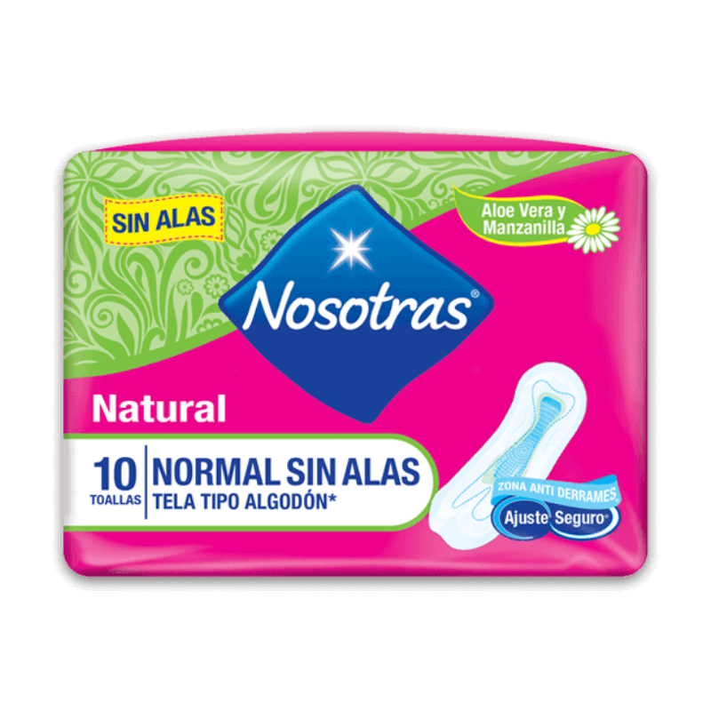 Imagen de TOALLA HIGIENICA NORMAL SIN ALAS 10 UN