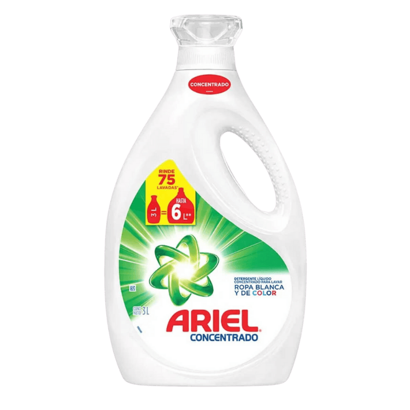 Imagen de DETERGENTE LIQUIDO ARIEL CONCENTRADO 3 LT