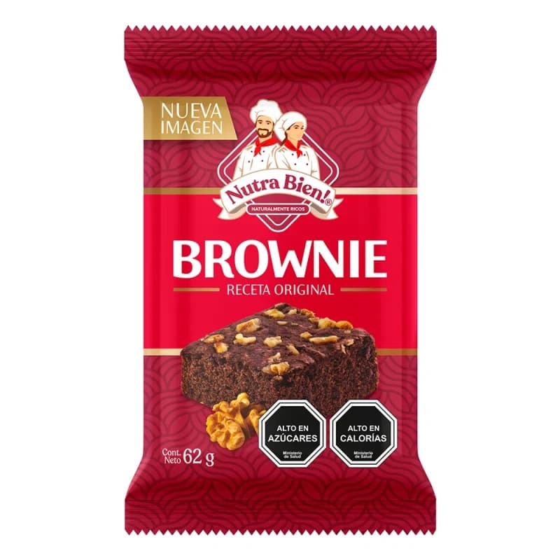 Imagen de BROWNIE NUTRA BIEN RECETA ORIGINAL 62 GR
