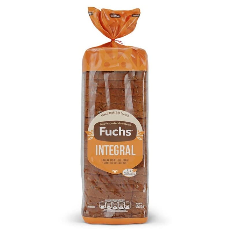 Imagen de PAN INTEGRAL FUCHS 650 GR