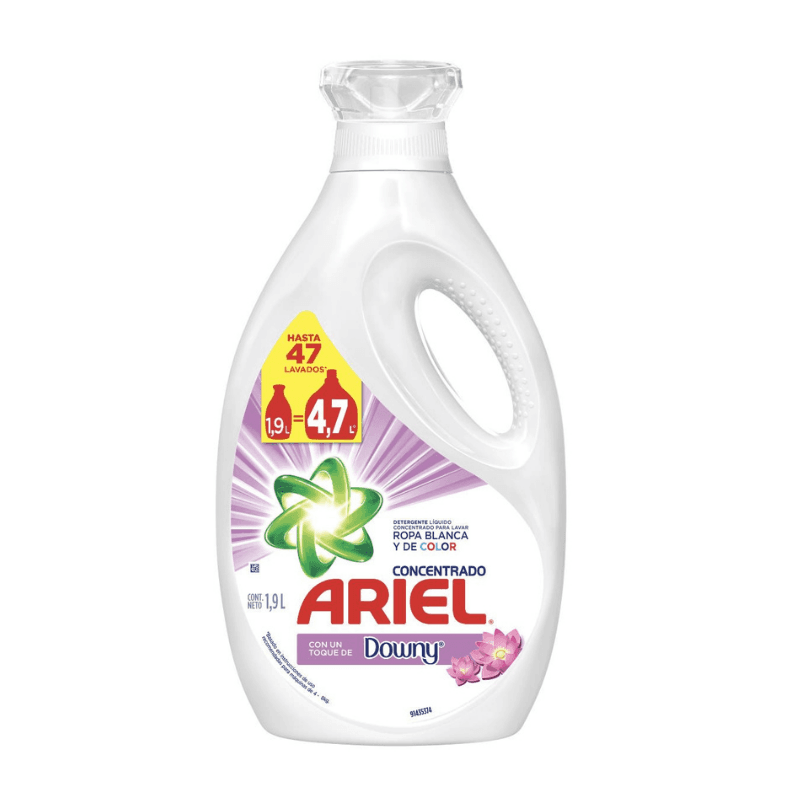 Imagen de DETERGENTE LIQUIDO ARIEL CON DOWNY 1,9 LT