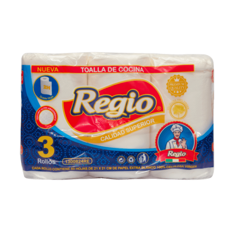 Imagen de TOALLA PAPEL REGIO X 3
