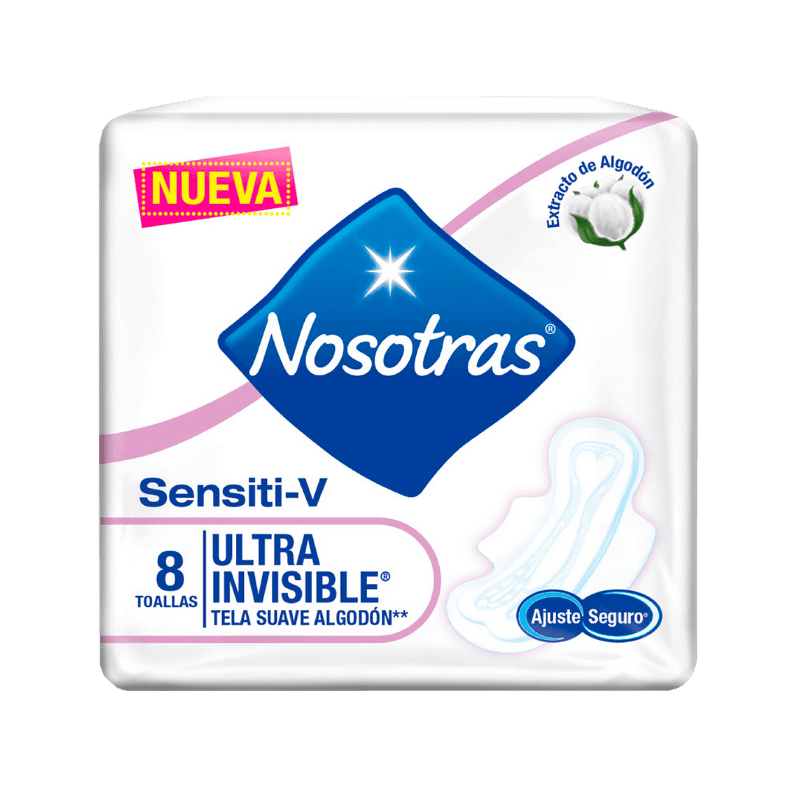 Imagen de TOALLA HIGIENICA ULTRA INVISIBLE 8 UN