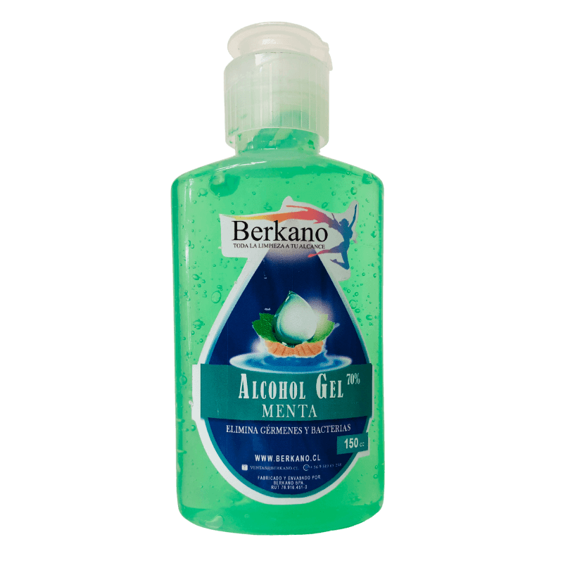 Imagen de ALCOHOL GEL BERKANO MENTA 150 CC