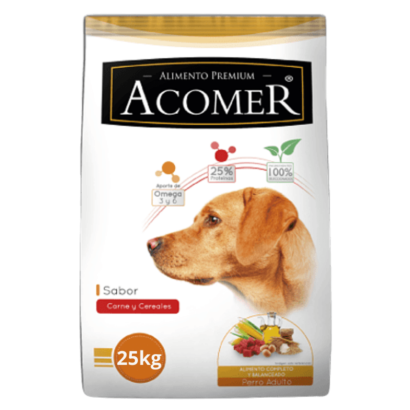 Imagen de ACOMER SABOR CARNE ADULTO 25 KG