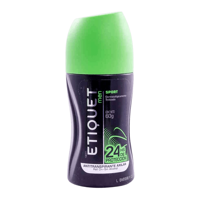Imagen de ANTITRANSPIRANTE ETIQUET DEO ROLL-ON HOMBRE 60 GR SPORT