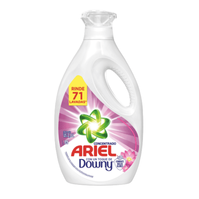 Imagen de DETERGENTE LIQUIDO ARIEL CON DOWNY 2,8 LT