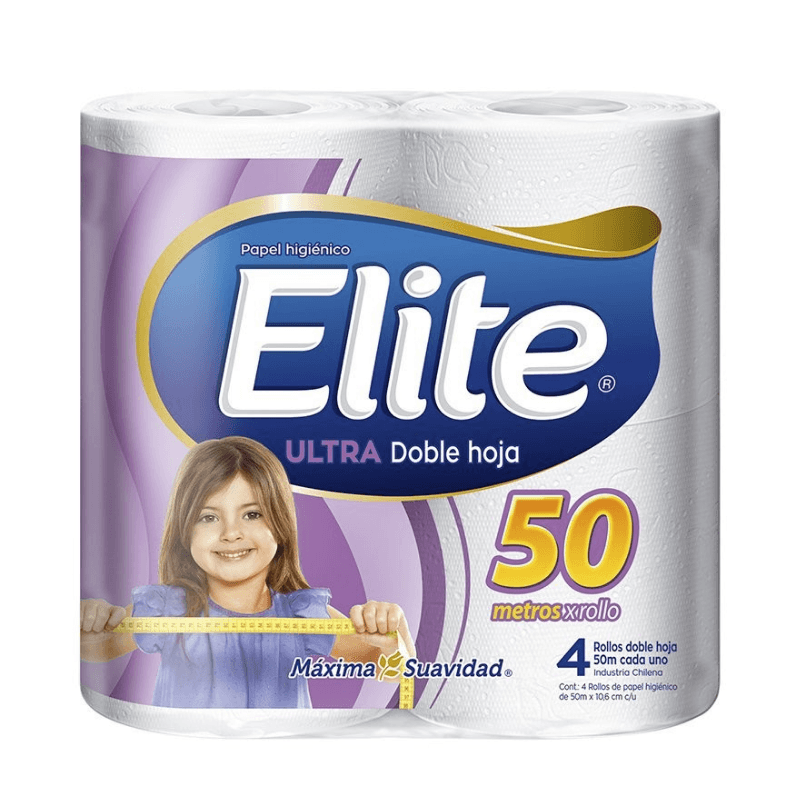Imagen de PAPEL HIGIENICO ELITE 50 MTS X 4