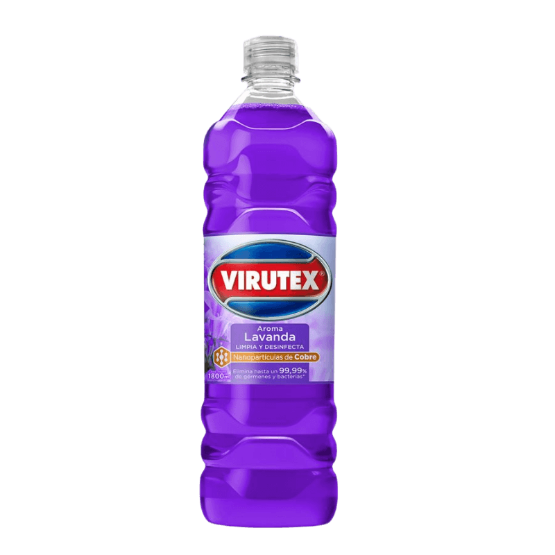 Imagen de LIMPIAPISO VIRUTEX NANO COBRE LAVANDA 1800 ML