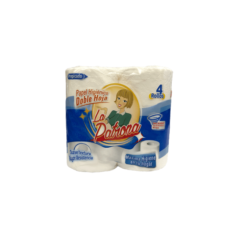 Imagen de PAPEL HIGIENICO LA PATRONA 22M X 4UN