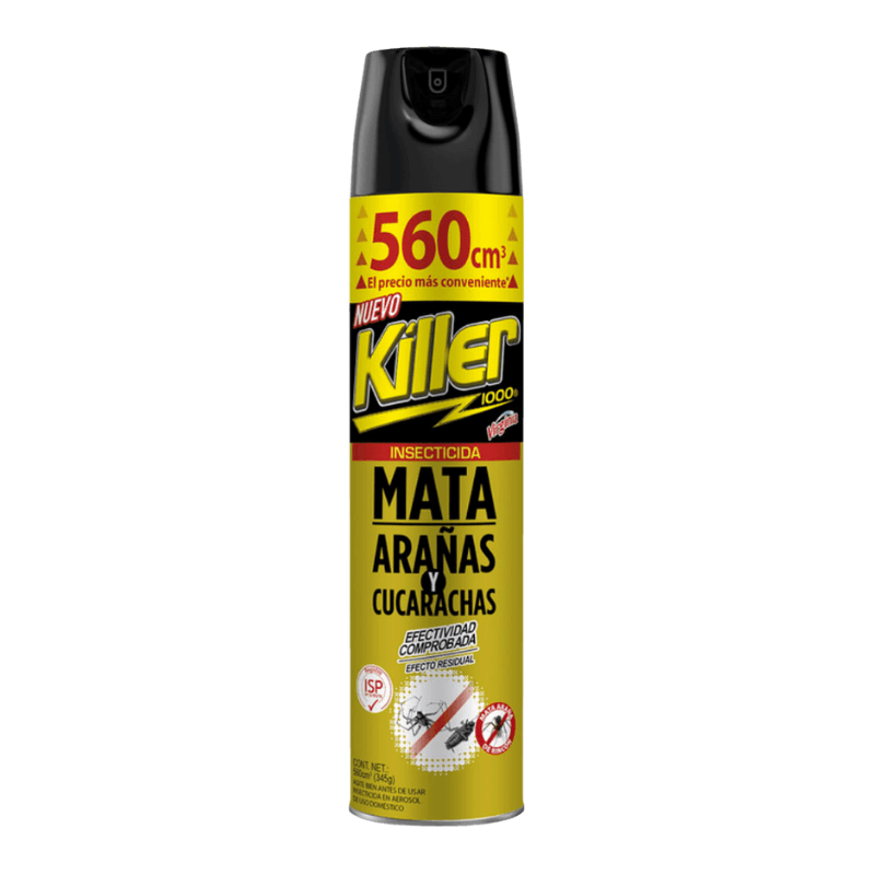 Imagen de INSECTICIDA KILLER MATA ARAÑA Y CUCARACHAS