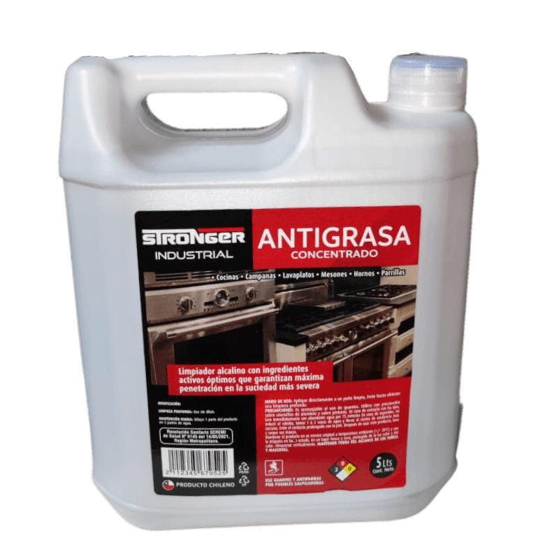 Imagen de ANTIGRASA INDUSTRIAL STRONGER 5 LT