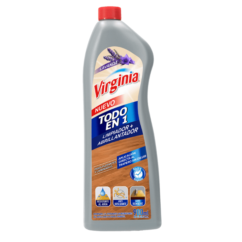 Imagen de LIMPIAPISO FLOTANTE TODO EN 1 LAVANDA VIRGINIA 900 ML