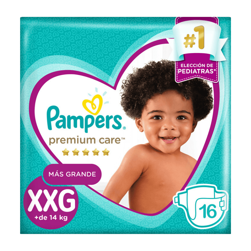 Imagen de PAÑALES PAMPER CARE XXG-16 UNI