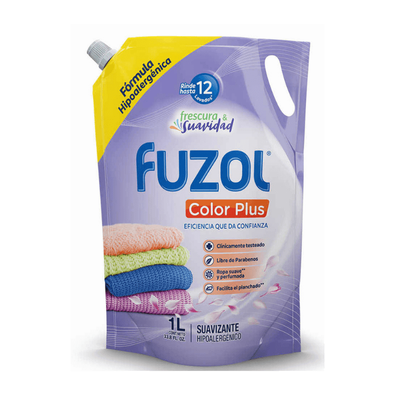 Imagen de SUAVIZANTE FUZOL COLOR PLUS 1 LITRO