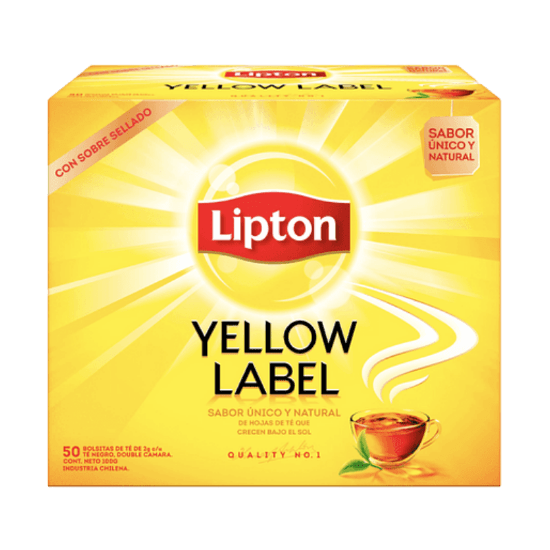 Imagen de TE LIPTON YELLOW 50 BOLSITAS