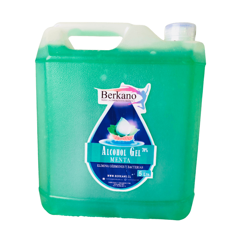 Imagen de ALCOHOL GEL MENTA BERKANO 5 LTS