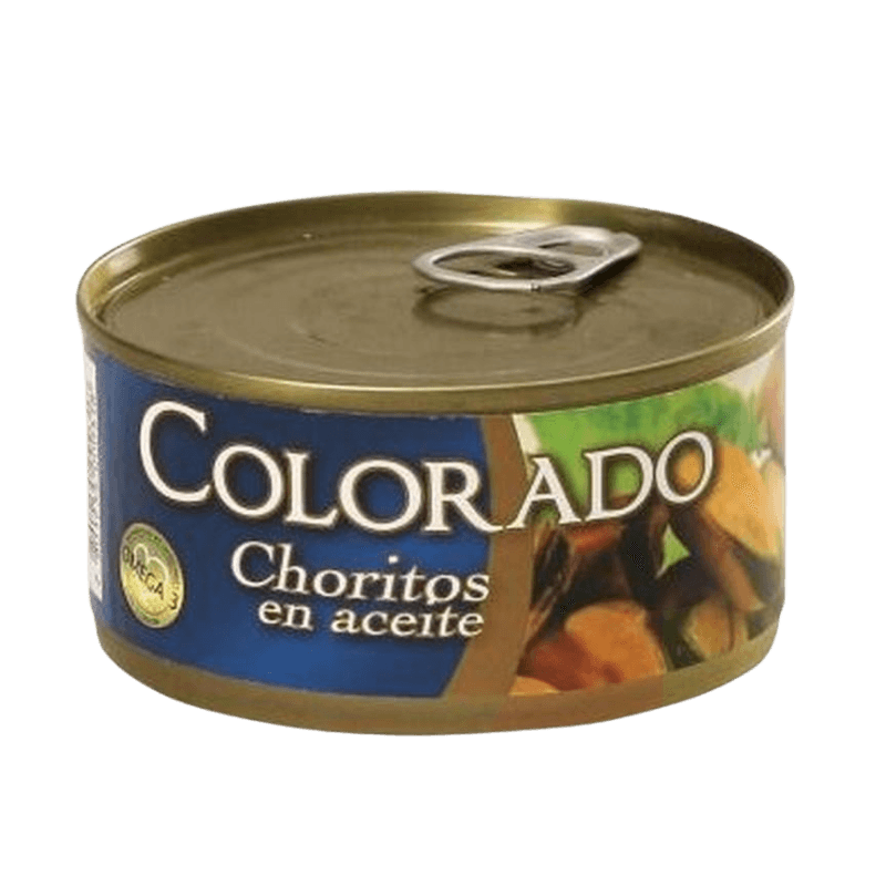 Imagen de CHORITO EN ACEITE COLORADO 190 GRS