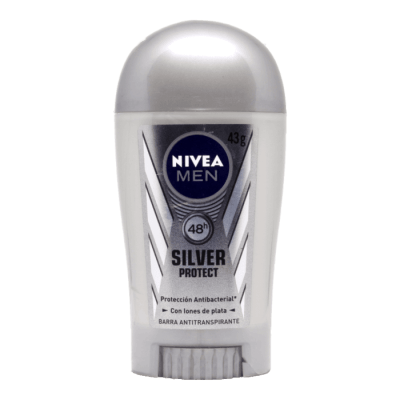 Imagen de DESODORANTE NIVEA MEN SILVER PROTECT BARRA 43 GRS