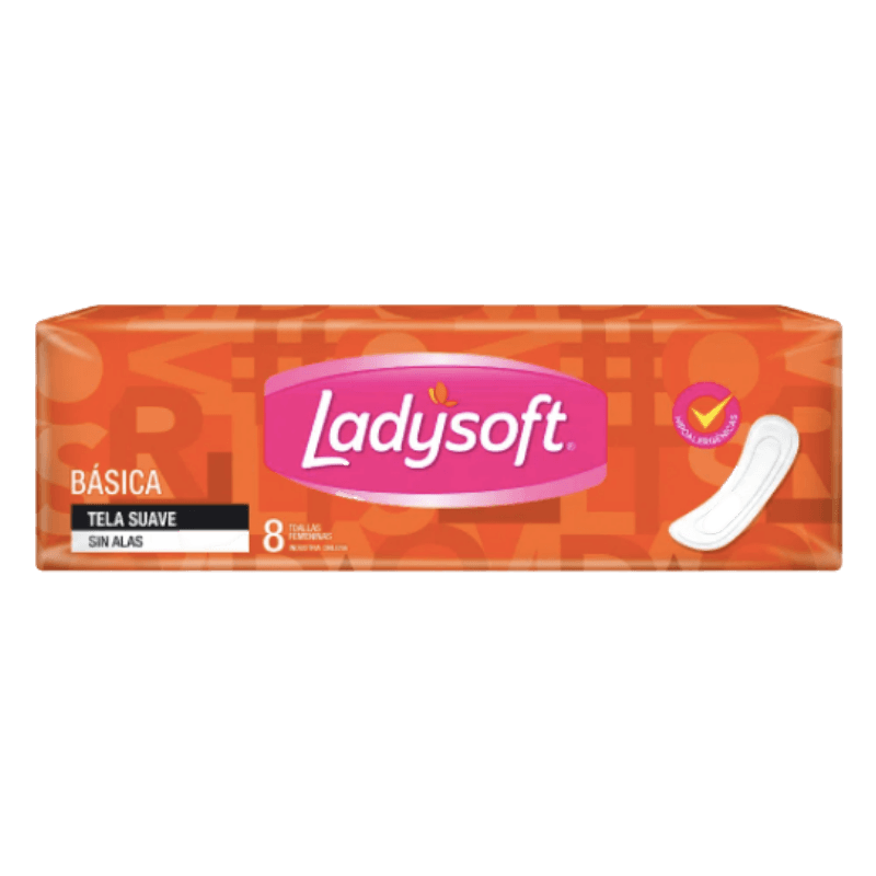 Imagen de TOALLA HIGIÉNICA LADYSOFT BASICA 8 UN