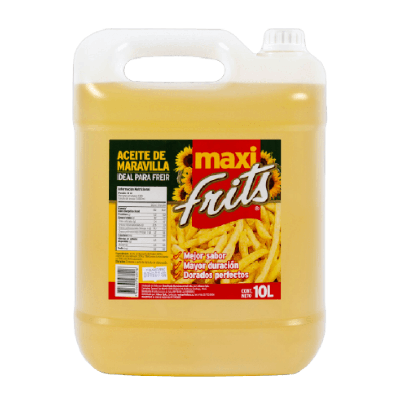 Imagen de ACEITE MARAVILLA MAXI FRITS 10 LTS INDUSTRIAL
