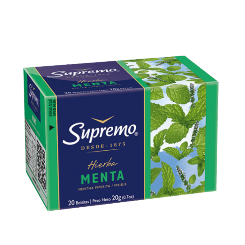 Imagen de HIERBAS MENTA SUPREMO 20 BOLSITAS