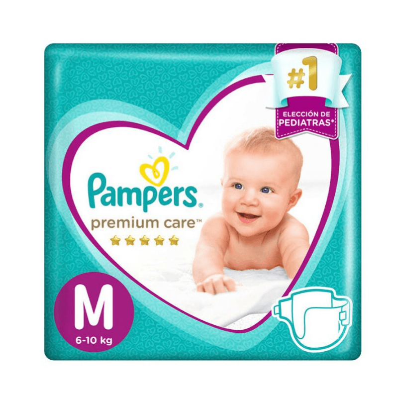 Imagen de PAÑALES PAMPERS PREMIUM CARE M-20 UNI