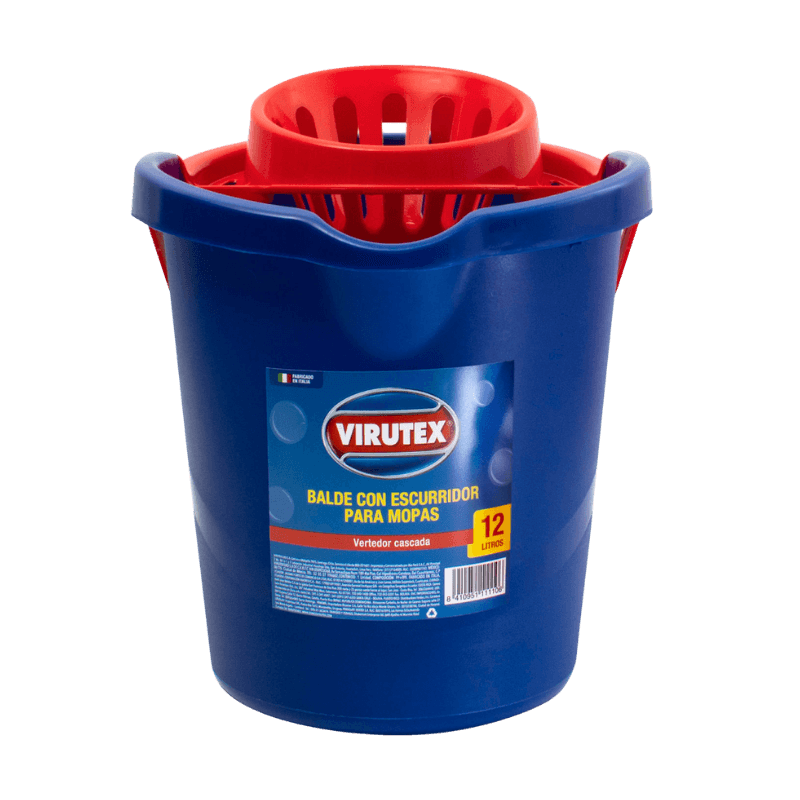 Imagen de BALDE CON ESCURRIDOR VIRUTEX 12 LTS