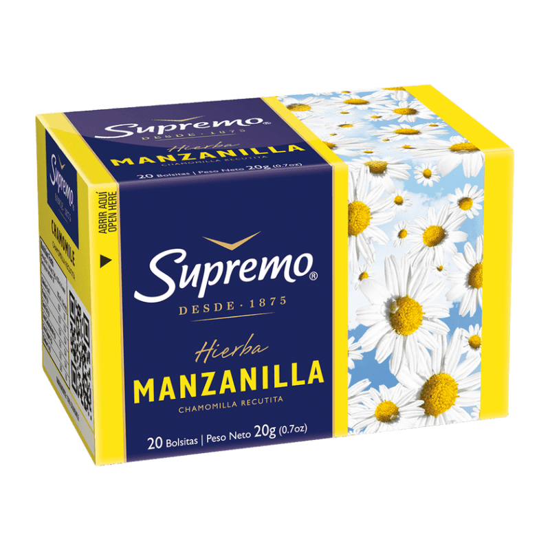 Imagen de HIERBAS MANZANILLA SUPREMO 20 BOLSITAS
